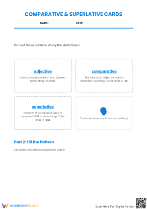 Essential Comparative and Superlative Adjectives | Grade 3