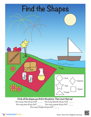 Shape Identification Practice Worksheet