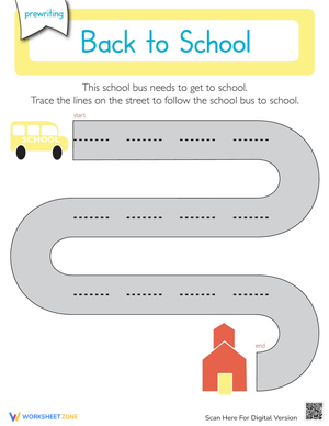 Prewriting Skills: Horizontal Lines