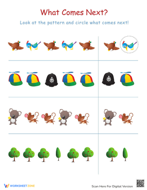 Identifying Patterns Worksheet