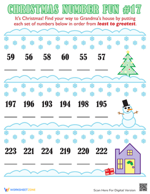 Free Ascending and Descending Order Worksheets for Kids