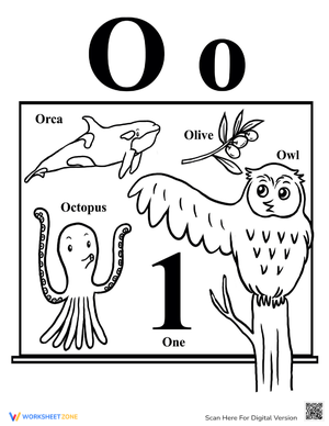 Fun Coloring Alphabet Worksheet