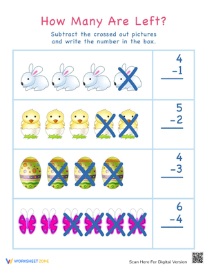 Subtraction Practice for Visual Learners