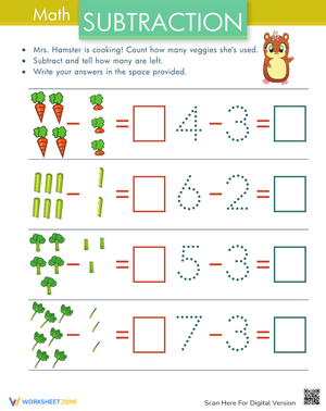 Subtraction with Pictures: Visual Math Practice