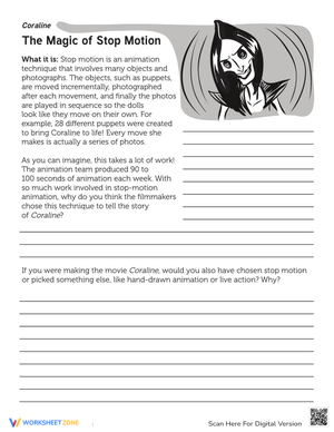 Exploring 'Coraline' Stop Motion Animation