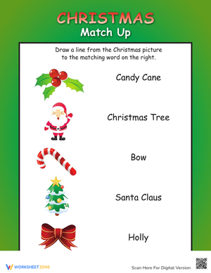 Christmas Matching: Fun Holiday Activity