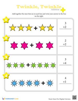 Addition Practice: Mastering Sums up to 19