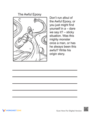 Awful Epoxy: Story Starter Worksheet