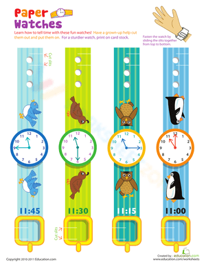 Telling Time Using Clocks
