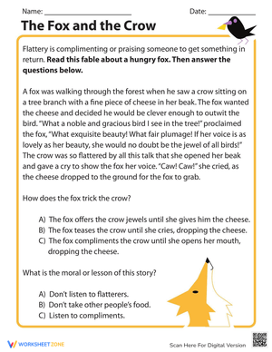 The Fox and The Crow: Classic Fable