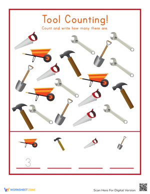 Counting Tools Worksheet