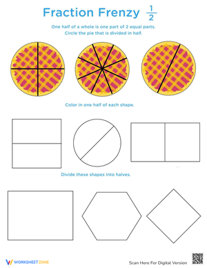 Fraction Frenzy Worksheet