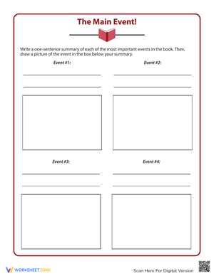 The Main Event Worksheet