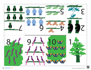 Numbers Mini Book Worksheet
