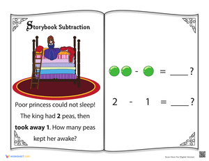 Engaging Math Stories Practice Worksheet