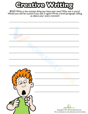 Halloween Writing Prompts Worksheet