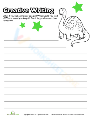 Creative Writing for Kids Worksheet