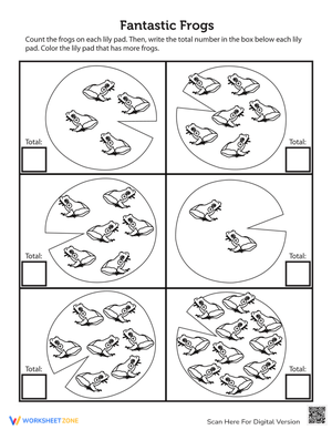 Fantastic Frogs Worksheet for Kids