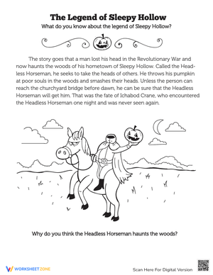 The Headless Horseman Reading