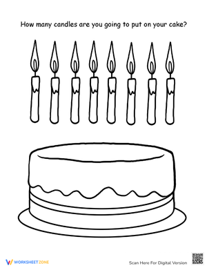 Count and Color Activity Worksheet
