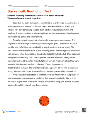 Basketball Nonfiction Text