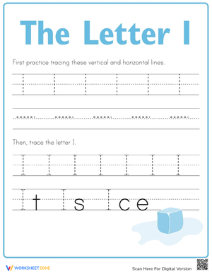 Practice Tracing Letter I