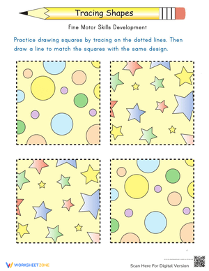Tracing Shapes: Squares