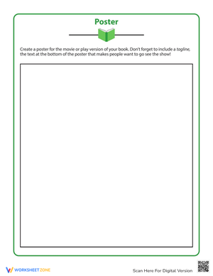 Create a Book Poster Worksheet