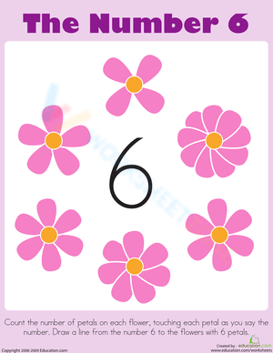 Groups of 6 Practice for Pre-K