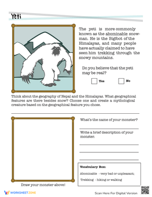 Solve the Mystery of the Yeti