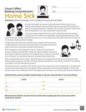 Reading Comprehension: Cause & Effect