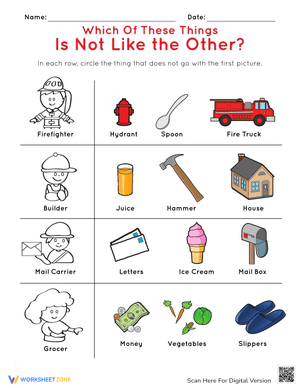 Which of These Things Is Not Like the Other? (Part One)