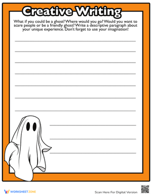 Halloween Writing Prompts Creative Worksheet