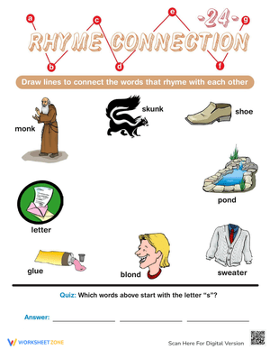 Rhyme Connection: Fun with Words and Rhymes
