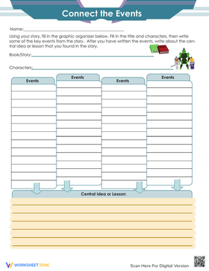 Connect the Events: Sequencing Activity Worksheet