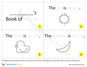 Yellow Colors Book: Preschool and Kindergarten Fun