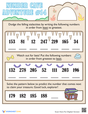 Engage in Fun with Numbers Worksheet