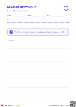 Counting to 10 Worksheet: Essential Kindergarten Math Prep