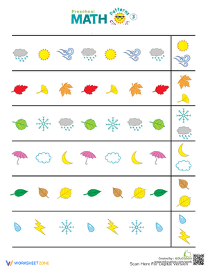 Circle Patterns Worksheet