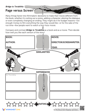 Terabithia: Page vs. Screen - Compare and Contrast