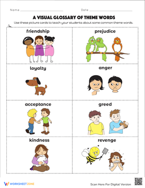 Theme Vocabulary: A Visual Glossary
