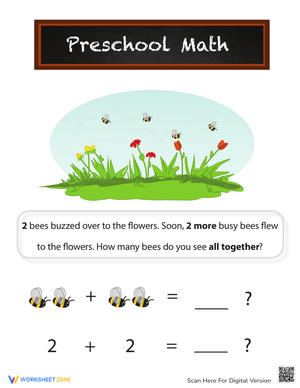 Bee Addition: Math Practice with a Buzz