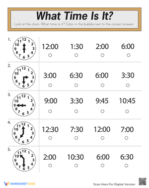 Test Your Knowledge with This Time Quiz