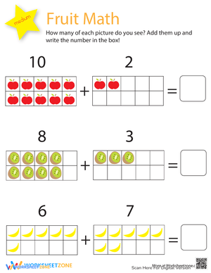 Addition: Fruit Math