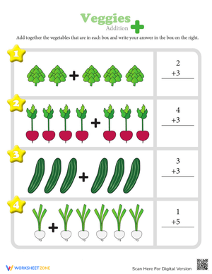 Addition Practice: Math Worksheet for Skill Improvement