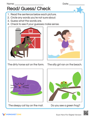 Read Guess Check: Improve Problem Solving Skills