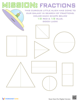 Fraction Shapes: Exploring Fractions with Shapes Fun