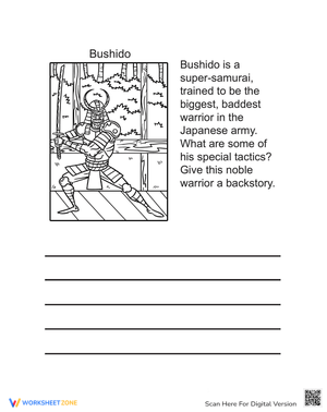 Write Bushido: Engaging Story Backstory Worksheet