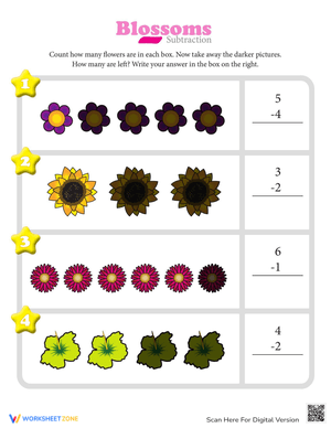 Subtraction Action: Fun Basic Math Practice