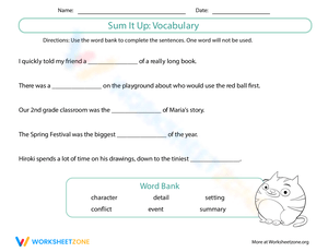 Sum It Up: Vocabulary Building for Enhanced Language